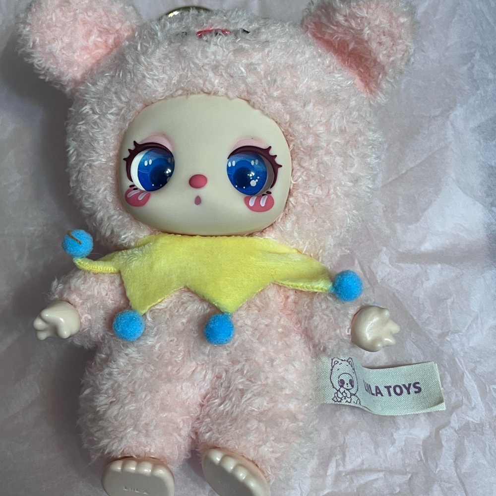 Liila Zoo -Cute Plush Doll with Yellow and Blue Accents